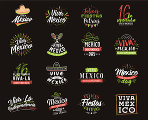 Viva Mexico. Independence day of Mexico. 16 september.