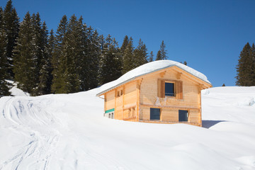 Winter in alps