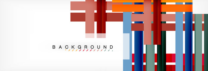 Minimal line design abstract background