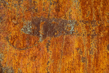 Grunge rusted metal texture, rust and oxidized metal background. Old metal iron panel.