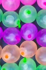colorful water bombs