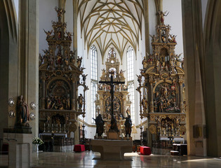 Basilika St. Ulrich und Afra in Augsburg, Bayern, Deutschland