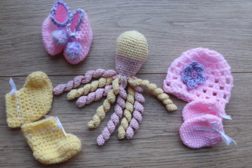 crochet octopus for premeture baby and new born