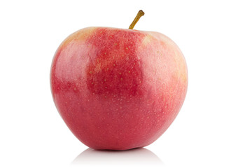 Juicy red ripe red apple
