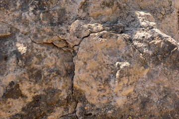 Brown stone wall, background, texture