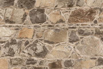Brown stone wall, background, texture
