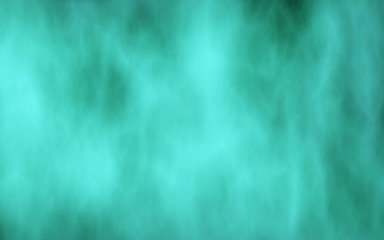 Background of abstract green color smoke. The wall of green fog. 3D illustration