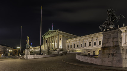 Fototapeta premium Austrian parliament in Vienna