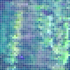 abstract vector square pixel mosaic background