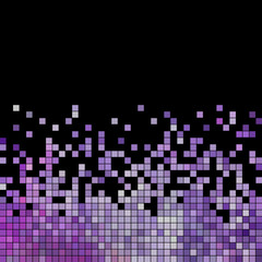 abstract vector square pixel mosaic background