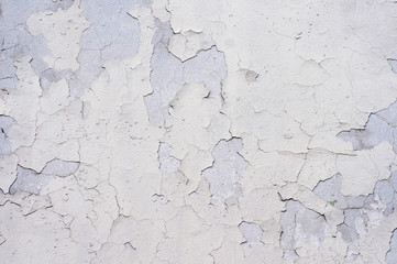 Old concrete wall with rust and cracks