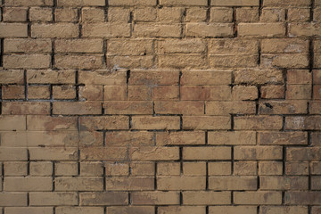 Brick wall made of old brick