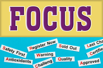 FOCUS Tag cloud Logo banner