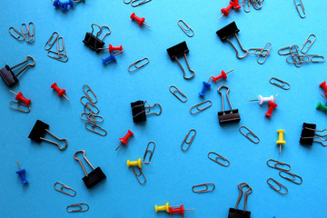 Stationery clips for paper nails and paper clips
