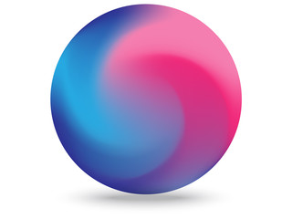 Color gradient ball EPS10 Vector