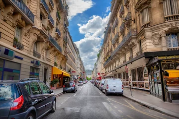 Foto op Canvas Straat in Parijs © adisa