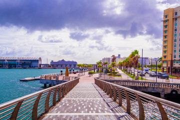 Colorful Street of San Juan Puerto Rico