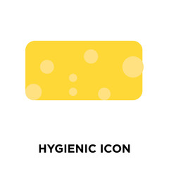 Hygienic icon vector isolated on white background, Hygienic sign