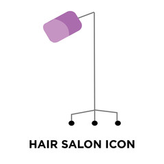 Hair salon icon vector isolated on white background, Hair salon sign