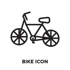 Fototapeta na wymiar bike icon on white background. Modern icons vector illustration. Trendy bike icons
