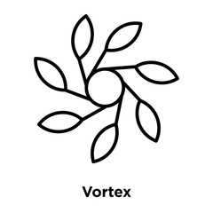 vortex icon isolated on white background. Simple and editable vortex icons. Modern icon vector illustration.