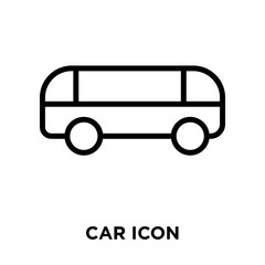 car icons isolated on white background. Modern and editable car icon. Simple icon vector illustration.