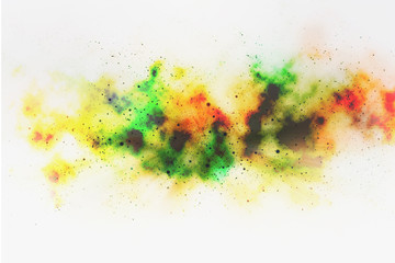 The abstract colorful background