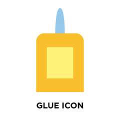 Glue icon vector isolated on white background, Glue sign