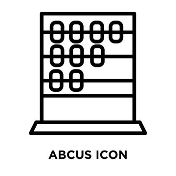 abcus icon on white background. Modern icons vector illustration. Trendy abcus icons