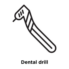 Obraz premium dental drill icons isolated on white background. Modern and editable dental drill icon. Simple icon vector illustration.