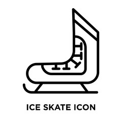 ice skate icon on white background. Modern icons vector illustration. Trendy ice skate icons