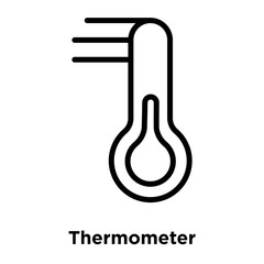 thermometer icons isolated on white background. Modern and editable thermometer icon. Simple icon vector illustration.