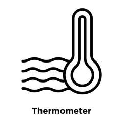 thermometer icons isolated on white background. Modern and editable thermometer icon. Simple icon vector illustration.