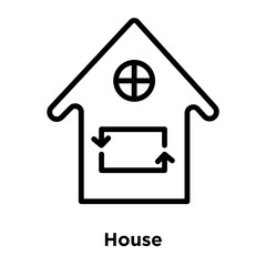house icons isolated on white background. Modern and editable house icon. Simple icon vector illustration.