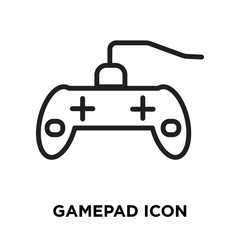 gamepad icon on white background. Modern icons vector illustration. Trendy gamepad icons