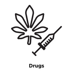 drugs icons isolated on white background. Modern and editable drugs icon. Simple icon vector illustration.