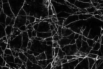 Black marble texture and background for design pattern artwork.