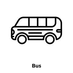 bus icons isolated on white background. Modern and editable bus icon. Simple icon vector illustration.