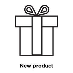 new product icon isolated on white background. Simple and editable new product icons. Modern icon vector illustration.