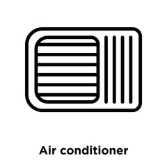 air conditioner icons isolated on white background. Modern and editable air conditioner icon. Simple icon vector illustration.