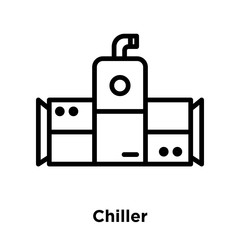 chiller icons isolated on white background. Modern and editable chiller icon. Simple icon vector illustration.