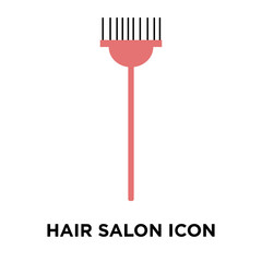 Hair salon icon vector isolated on white background, Hair salon sign