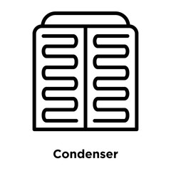 condenser icons isolated on white background. Modern and editable condenser icon. Simple icon vector illustration. - obrazy, fototapety, plakaty