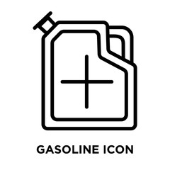gasoline icon on white background. Modern icons vector illustration. Trendy gasoline icons