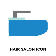 Hair salon icon vector isolated on white background, Hair salon sign