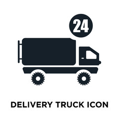 delivery truck icon on white background. Modern icons vector illustration. Trendy delivery truck icons