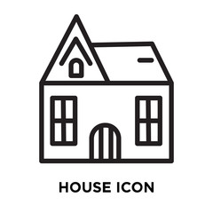 house icon on white background. Modern icons vector illustration. Trendy house icons