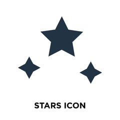 Obraz premium Stars icon vector isolated on white background, Stars sign