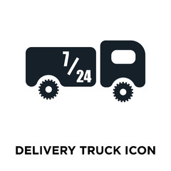 delivery truck icon on white background. Modern icons vector illustration. Trendy delivery truck icons