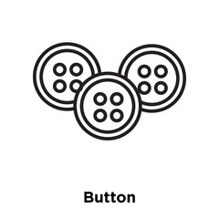 button icon isolated on white background. Simple and editable button icons. Modern icon vector illustration.